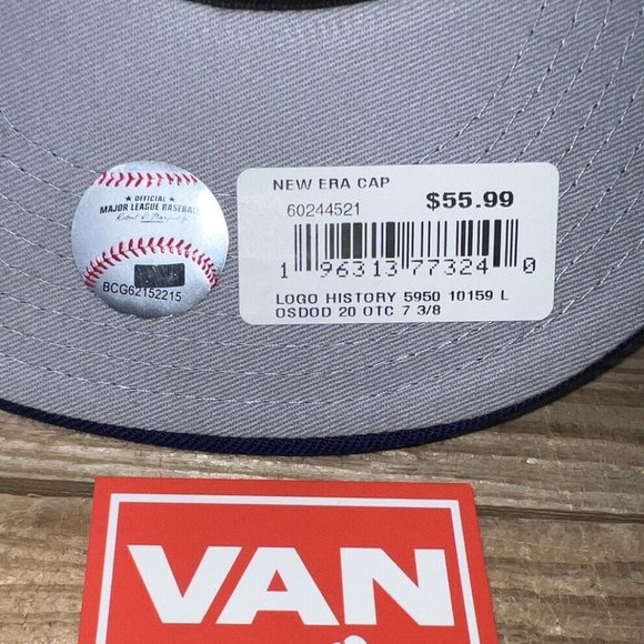 NEW: SZ 7 3/8: LOS ANGELES DODGERS 2020 WORLD SERIES LOGO FITTED HAT: 60244521 - Picture 7 of 7